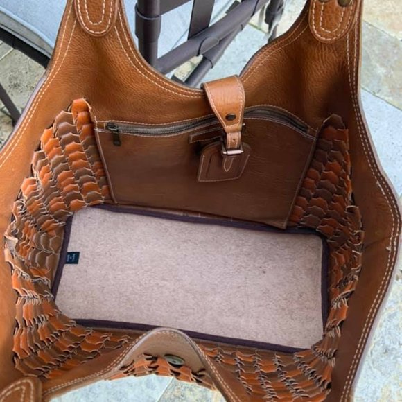 MULBERRY WOVEN TOTE BAG - Picture 7 of 9